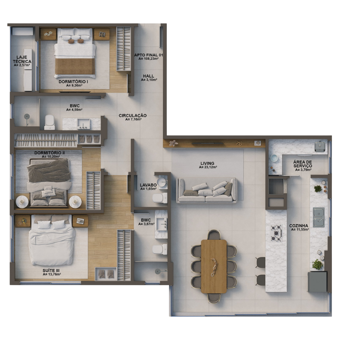 Planta Final 01 — Splendore Del Mare